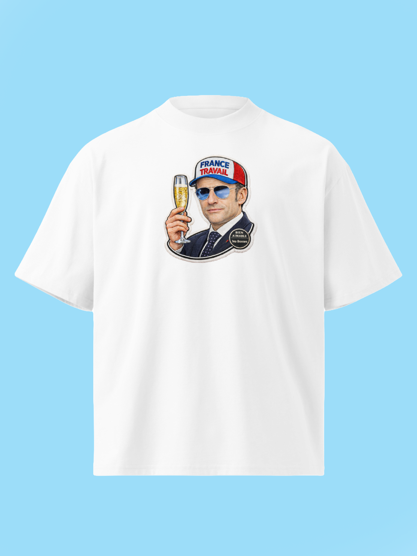 T-shirt — " No Bosses "